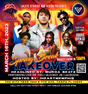 Laleye Studios and ViZion Presents, Spring Break Takeover, Tampa